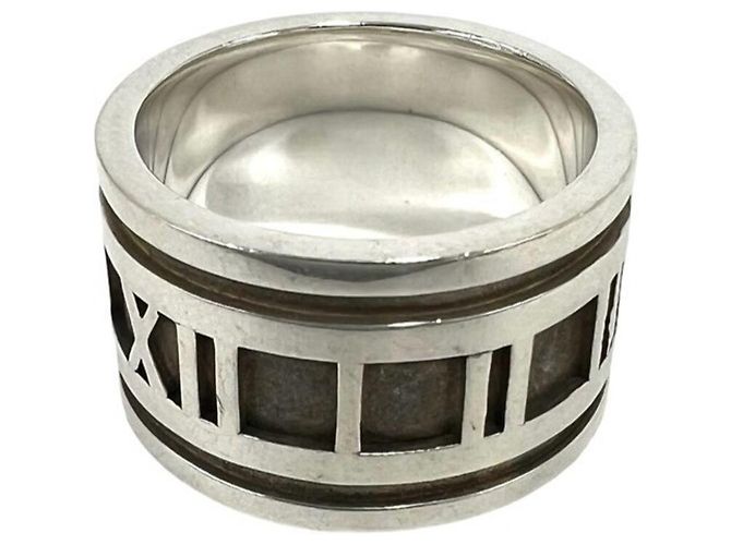 Tiffany & Co Anello Largo Tiffany Vintage Atlas Argento - vista 6
