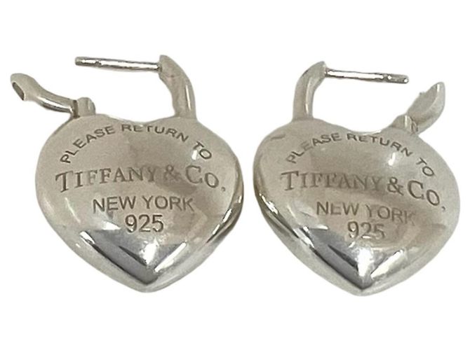 Orecchini a lobo Full Heart Tiffany & Co. Argento - vista 4
