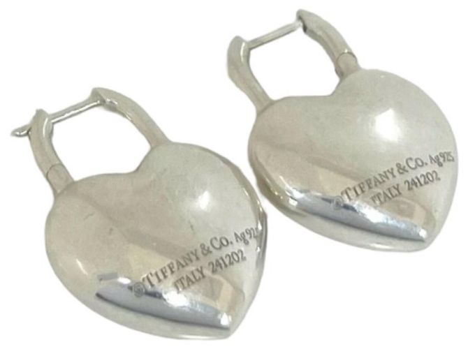 Orecchini a lobo Full Heart Tiffany & Co. Argento - vista 7