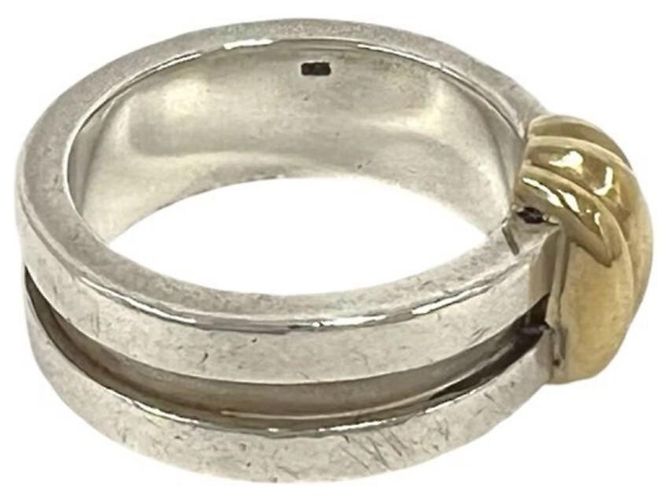 Tiffany & Co. Tiffany Grooved Width Ring Silber Golden - Ansicht 5