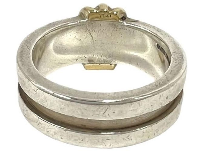 Tiffany & Co. Tiffany Grooved Width Ring Silber Golden - Ansicht 6