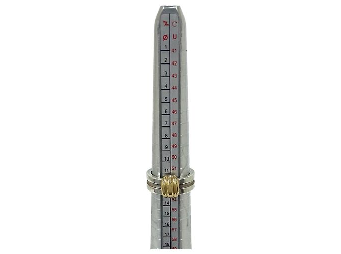 Tiffany & Co. Tiffany Grooved Width Ring Silber Golden - Ansicht 7