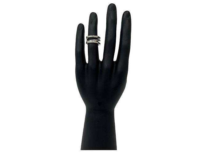 Tiffany & Co Tiffany Open Diagonal Band Ring Silber - Ansicht 2