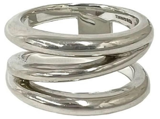 Tiffany & Co Tiffany Open Diagonal Band Ring Silber - Ansicht 4