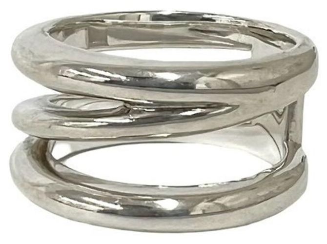 Tiffany & Co Tiffany Open Diagonal Band Ring Silber - Ansicht 5