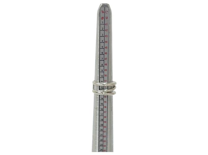 Tiffany & Co Tiffany Open Diagonal Band Ring Silber - Ansicht 7