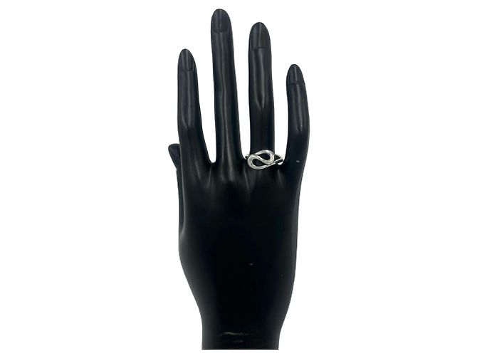 Tiffany & Co Anillo Tiffany Vintage Open Wave Plata - vista 2