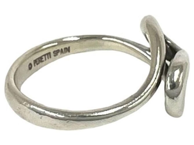Tiffany & Co Anillo Tiffany Vintage Open Wave Plata - vista 5