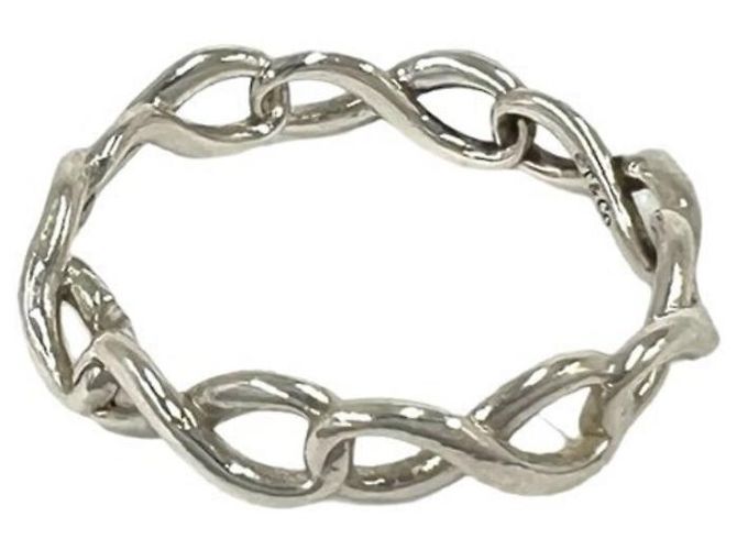 Tiffany & Co Tiffany Vintage Infinity Narrow Band Ring Silber - Ansicht 4