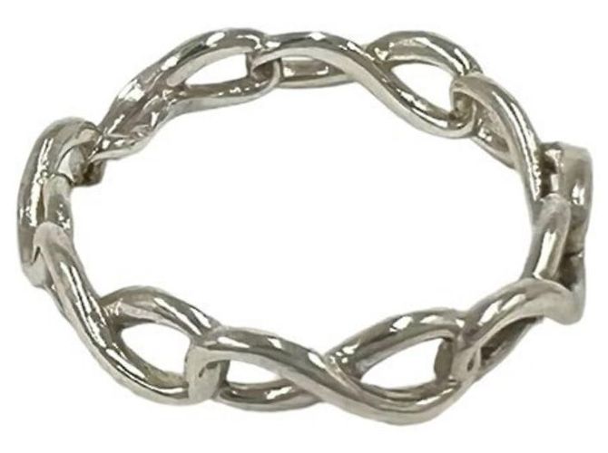 Tiffany & Co Tiffany Vintage Infinity Narrow Band Ring Silber - Ansicht 6