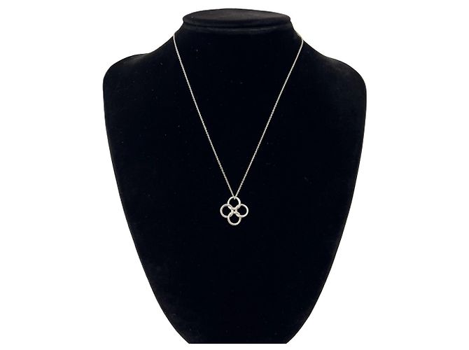 Tiffany & Co Collana Tiffany Quadrofolio Clover Argento - vista 2