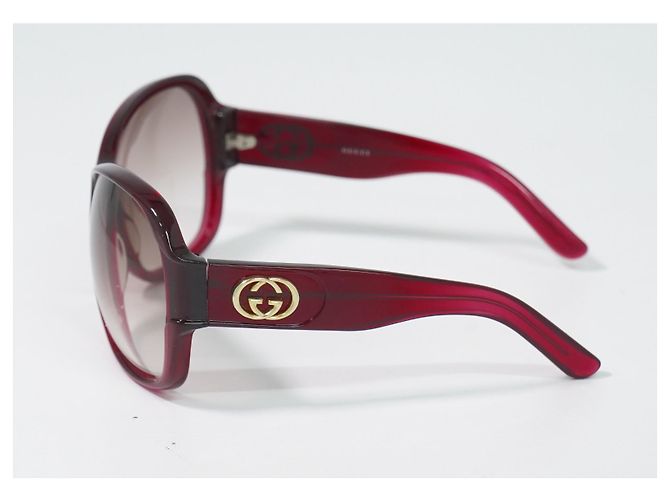 Gafas de sol Gucci Eyewear Interlocking G Roja - vista 3