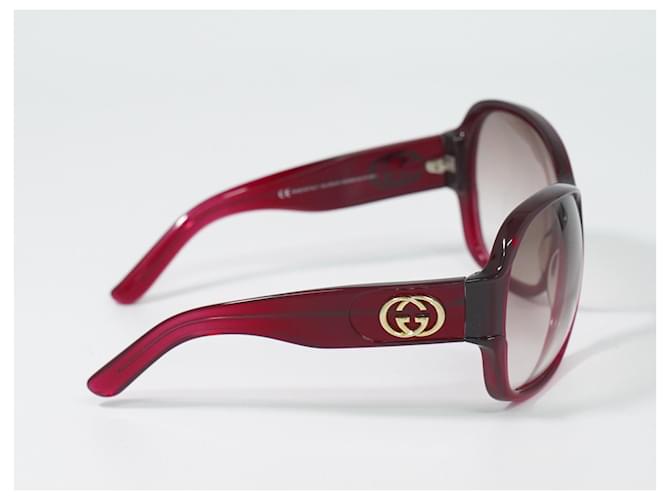 Gafas de sol Gucci Eyewear Interlocking G Roja - vista 4