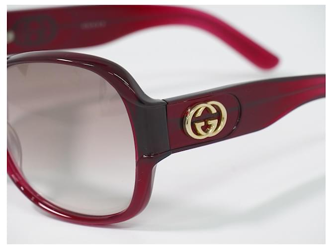 Gafas de sol Gucci Eyewear Interlocking G Roja - vista 6