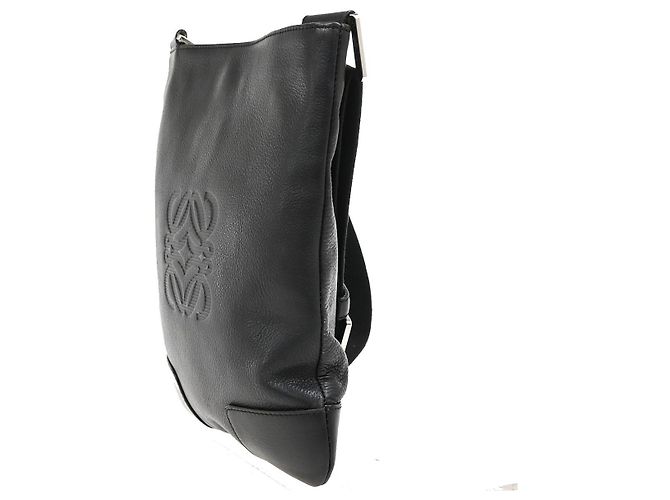 Loewe Anagram Leather Nero - vista 4