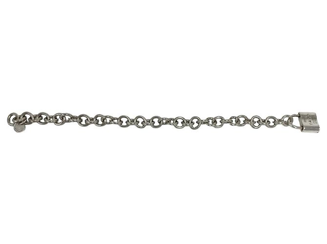 Tiffany & Co Bracciale a catena con ciondolo Lock Tiffany Vintage Argento - vista 5