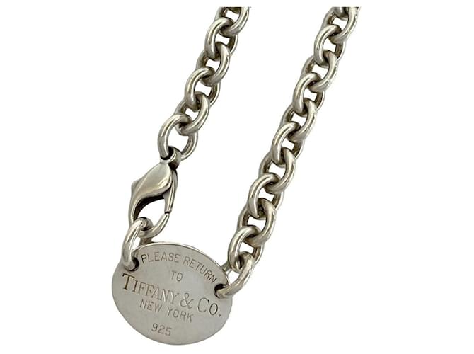 Tiffany & Co Collana Tiffany Return to Oval Argento - vista 4