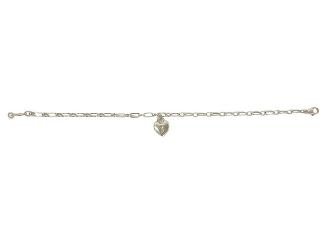 Bracciale a catena con ciondolo a cuore e lucchetto in argento Tiffany & Co. - vista 6