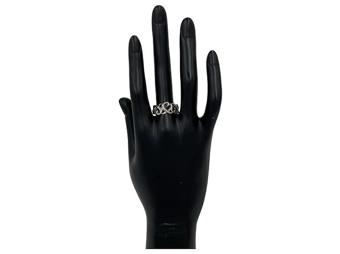 Tiffany & Co Anello Tiffany Vintage Loving Heart Argento - vista 2