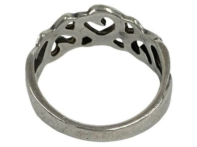 Tiffany & Co Anello Tiffany Vintage Loving Heart Argento - vista 5
