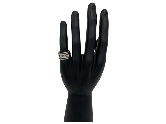 Anello Tiffany & Co. Vintage Atlas Wide Band Argento - vista 2