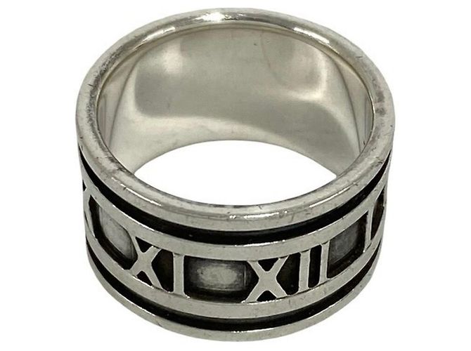 Anello Tiffany & Co. Vintage Atlas Wide Band Argento - vista 5