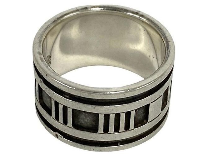 Anello Tiffany & Co. Vintage Atlas Wide Band Argento - vista 6