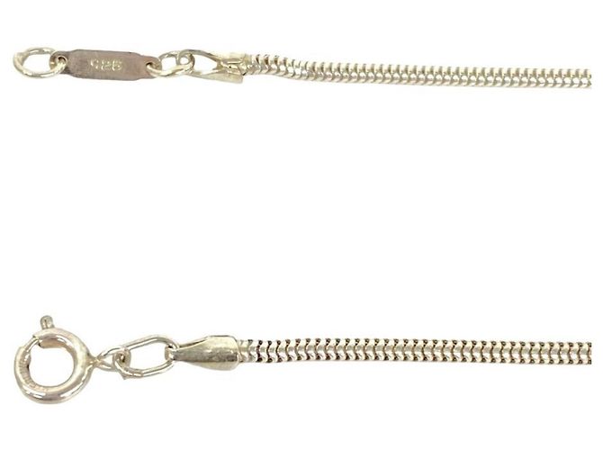 Tiffany & Co Collier Tiffany Vintage 1837 Narrow Bar Argenté - vue 5