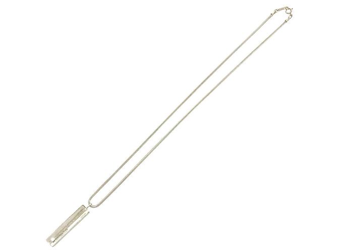 Tiffany & Co Collier Tiffany Vintage 1837 Narrow Bar Argenté - vue 6