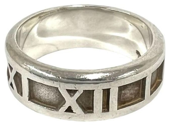 Tiffany & Co Anello Tiffany Vintage Atlas Band Argento - vista 4