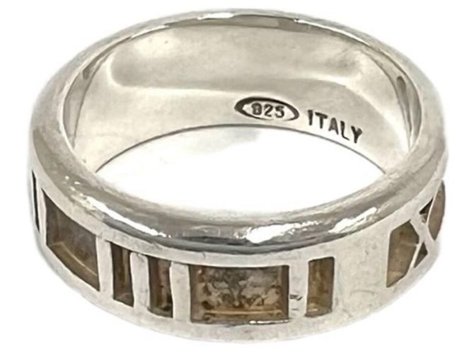 Tiffany & Co Anello Tiffany Vintage Atlas Band Argento - vista 5