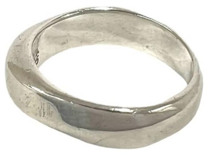 Tiffany & Co Anillo Tiffany Vintage Knife Edge Band Ring Plata - vista 4