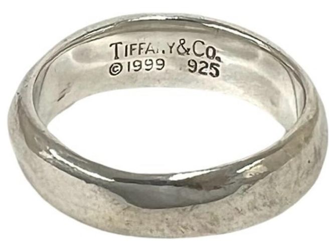 Tiffany & Co Anillo Tiffany Vintage Knife Edge Band Ring Plata - vista 6