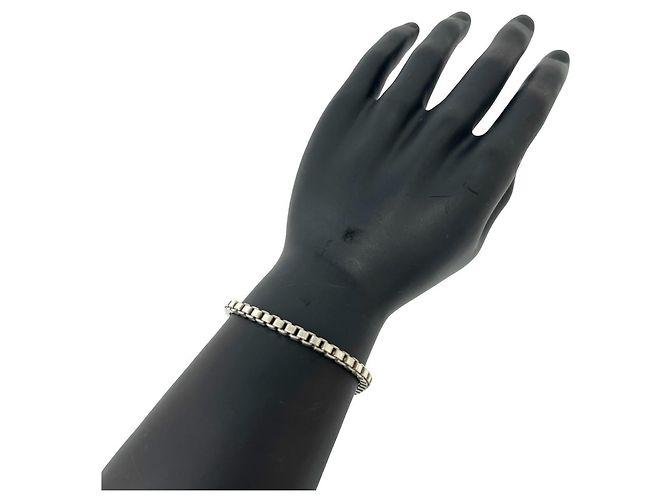 Tiffany & Co Bracciale Venetian con Charm Tiffany Argento - vista 2