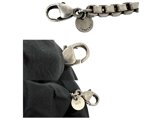 Tiffany & Co Bracciale Venetian con Charm Tiffany Argento - vista 3