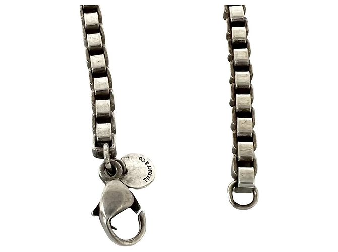 Tiffany & Co Bracciale Venetian con Charm Tiffany Argento - vista 4