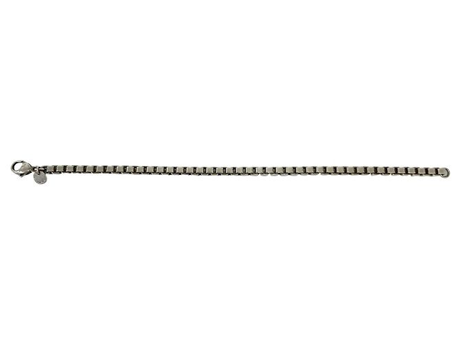 Tiffany & Co Bracciale Venetian con Charm Tiffany Argento - vista 5