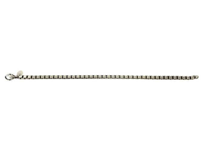 Tiffany & Co Bracciale Venetian con Charm Tiffany Argento - vista 6