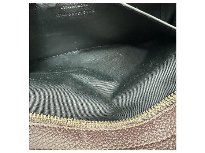 Borsa Saint Laurent Downtown Baby Cabas Marrone - vista 10