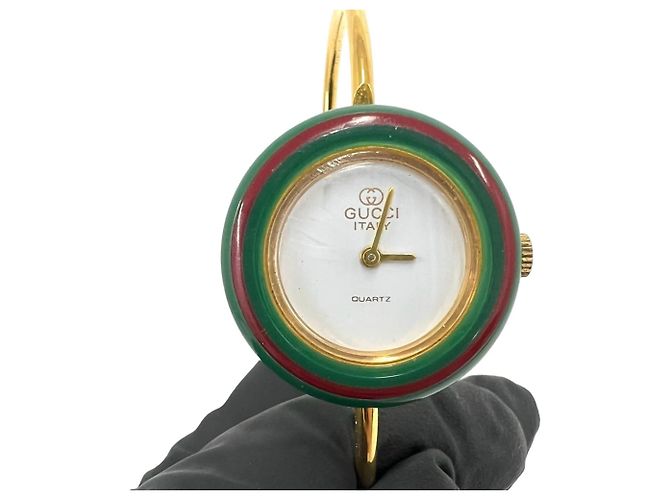 GUCCI Vintage Change Bezel Sherry Line GP Quartz Armbanduhr - Ansicht 4