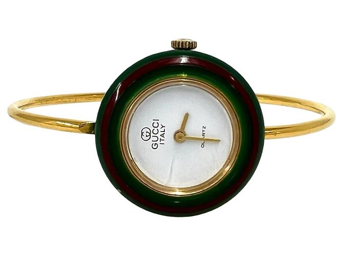 GUCCI Vintage Change Bezel Sherry Line GP Quartz Armbanduhr - Ansicht 7