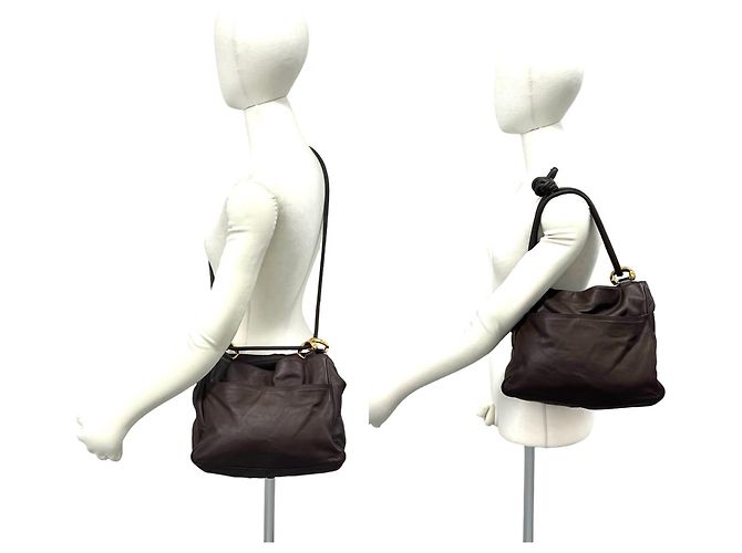 Loewe Vintage Anagram Logo Nappa Leder Tote - Ansicht 2