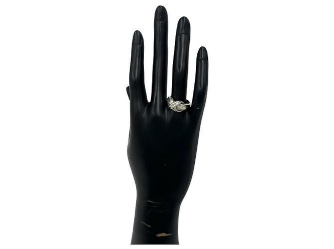 Tiffany & Co Anello Tiffany Vintage Signature Cross Ring Argento - vista 2