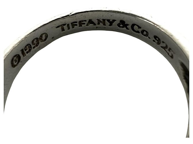 Tiffany & Co Anello Tiffany Vintage Signature Cross Ring Argento - vista 3