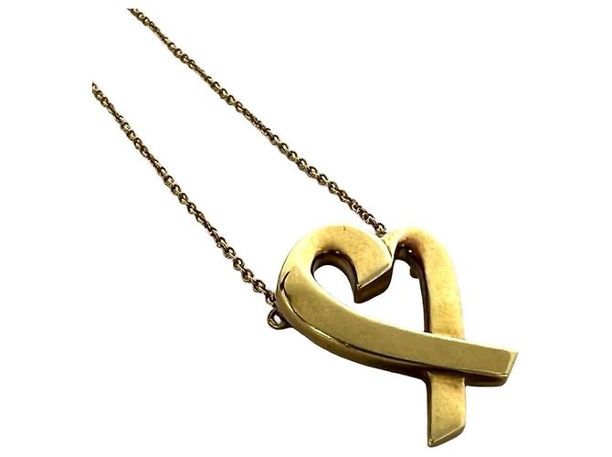 Tiffany & Co Collana Tiffany Vintage Loving Heart D'oro - vista 4