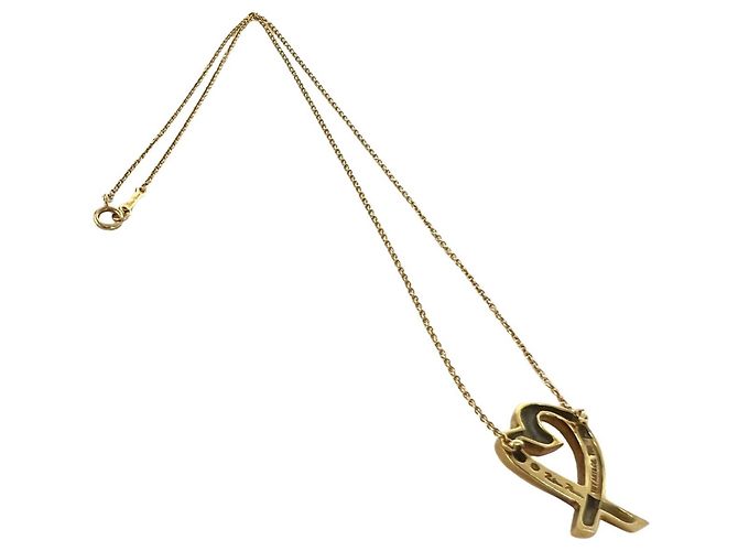 Tiffany & Co Collana Tiffany Vintage Loving Heart D'oro - vista 6
