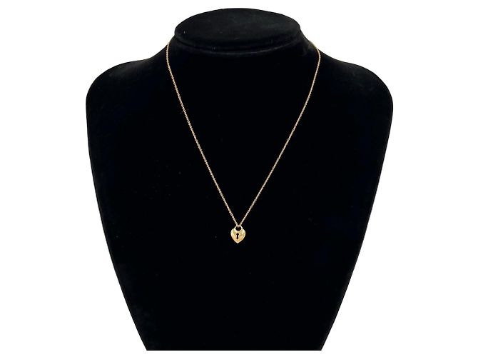 Tiffany & Co Collana Tiffany Heart Lock in oro rosa 18K D'oro - vista 2