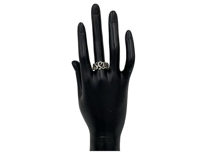 Tiffany & Co Anello Tiffany Vintage Loving Heart Argento - vista 2