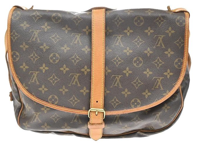 Louis Vuitton Saumur Monogram 35 Brown - view 2