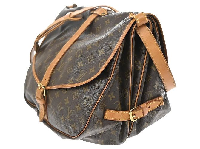Louis Vuitton Saumur Monogram 35 Brown - view 3